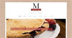 Desktop Screenshot of marilynsbakery.com