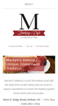 Mobile Screenshot of marilynsbakery.com