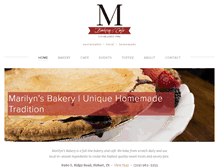 Tablet Screenshot of marilynsbakery.com